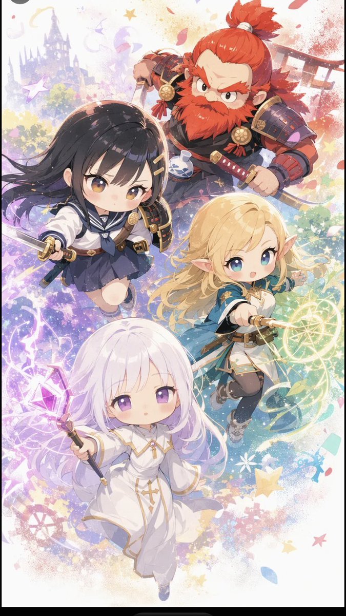 Chibi Fantasy RPG Party