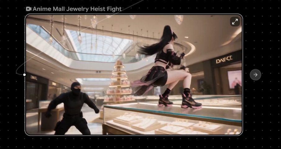 Anime Mall Jewelry Heist Fight