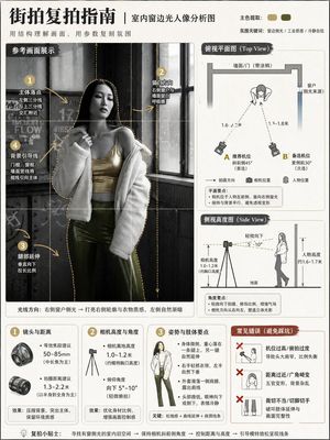 Photography Tutorial and Camera Setup Infographic — 把【{argument name="参考图" default="图1参考图"}】作为唯一视觉依据，生成一张竖版 3:4 的{argument name="教学主题" default="街拍摄影知识分析图"}（教学信息