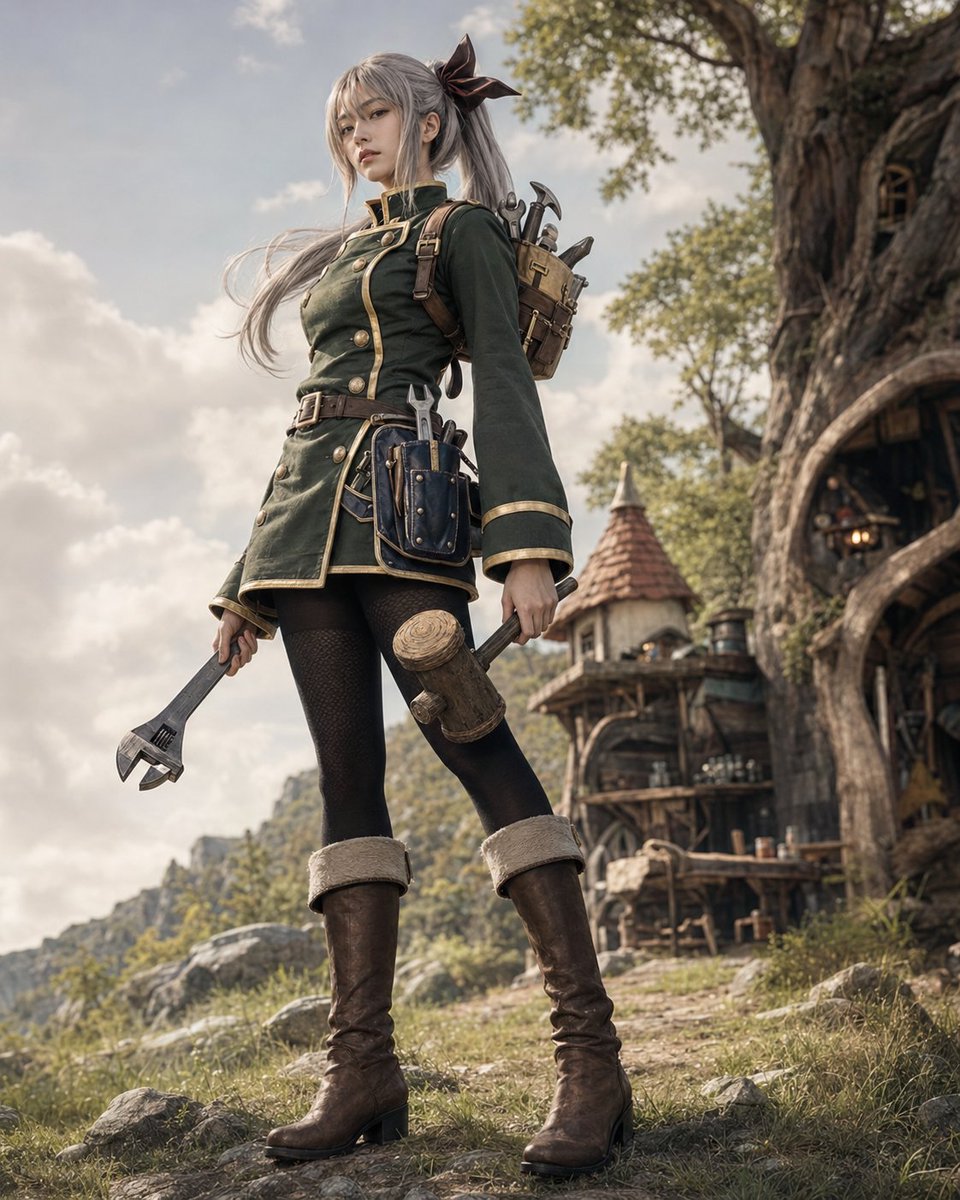 Fantasy Craftswoman Cosplay Portrait