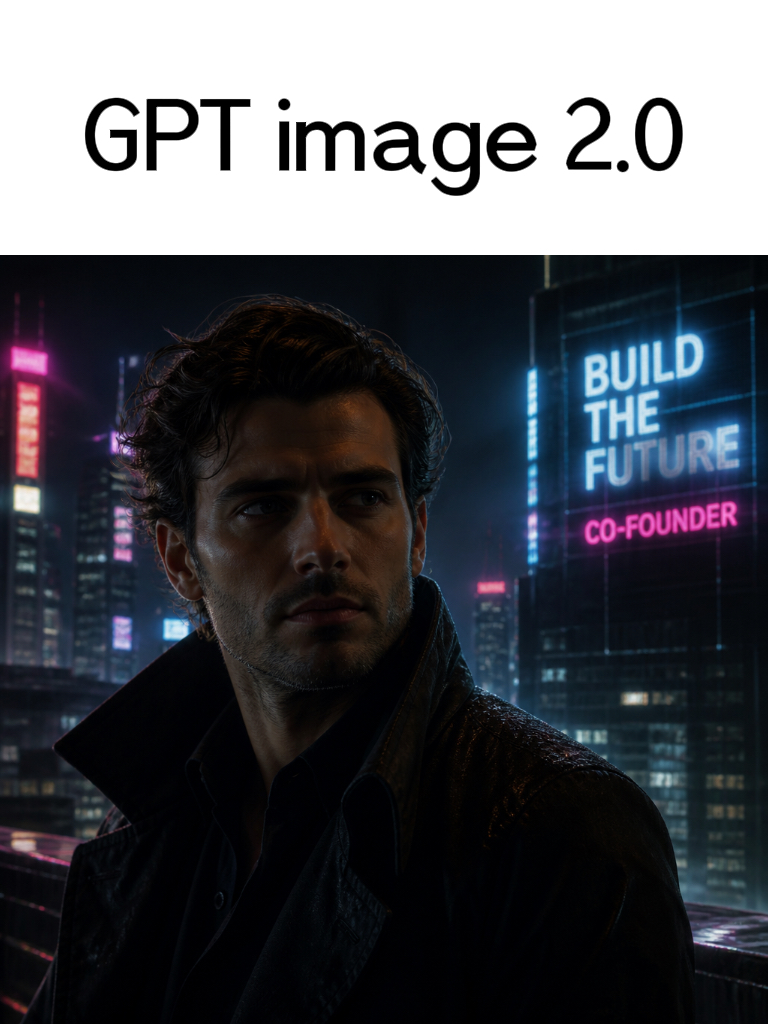 Cyberpunk Founder Portrait