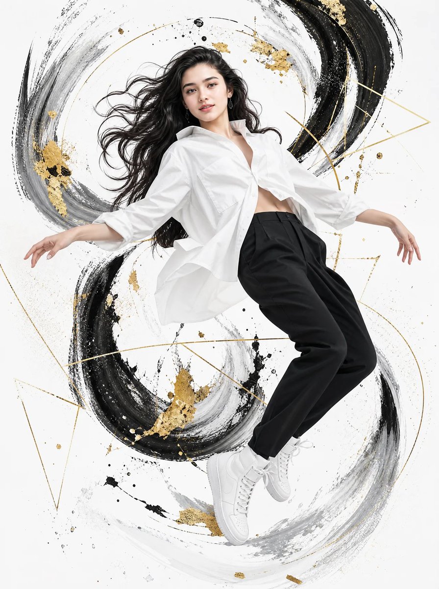 Mixed Media Fashion Poster