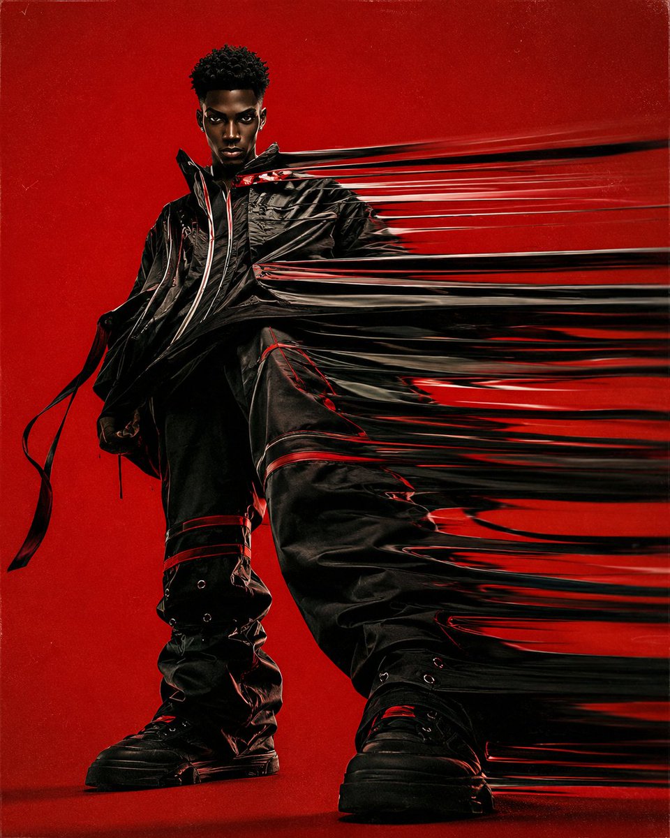 Surreal Hip-Hop Motion Fashion