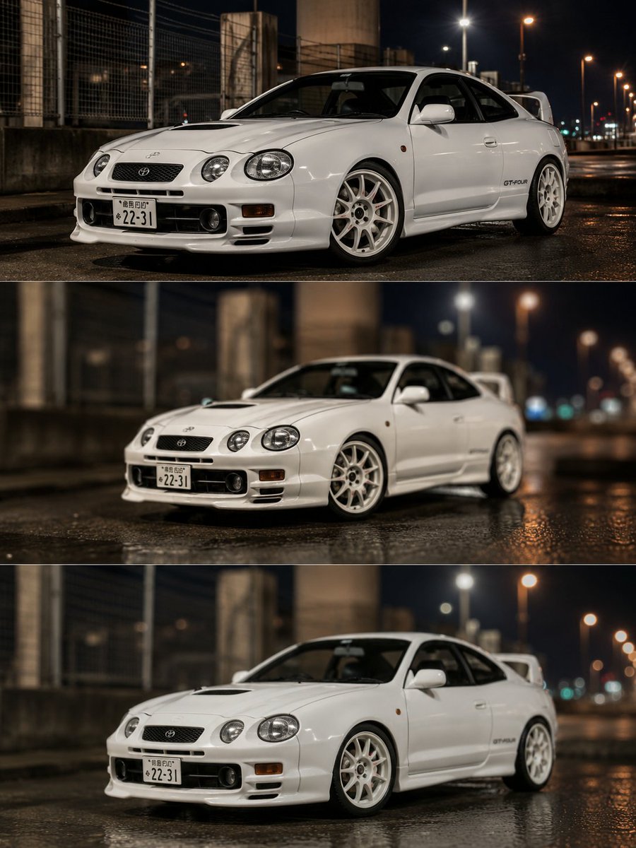 Celica Real vs Miniature Comparison