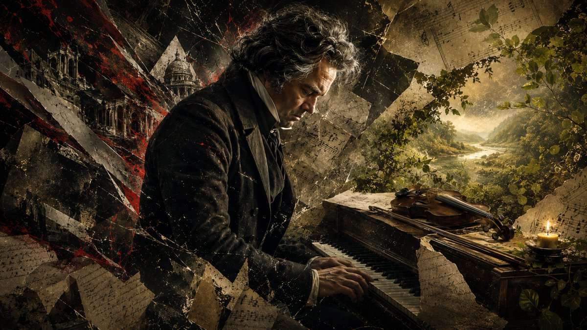 Beethoven Tragic Sonata Collage