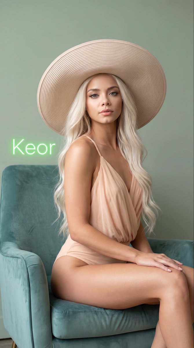 Profile / Avatar - Minimalist Sage Green Studio Portrait - Image 1