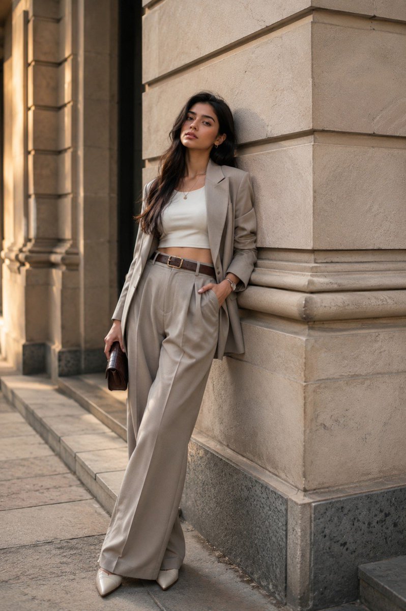 Luxury Fashion Editorial Portrait reference image 1