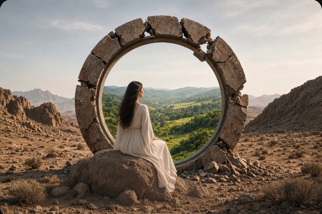 Fantasy Desert Portal Scene