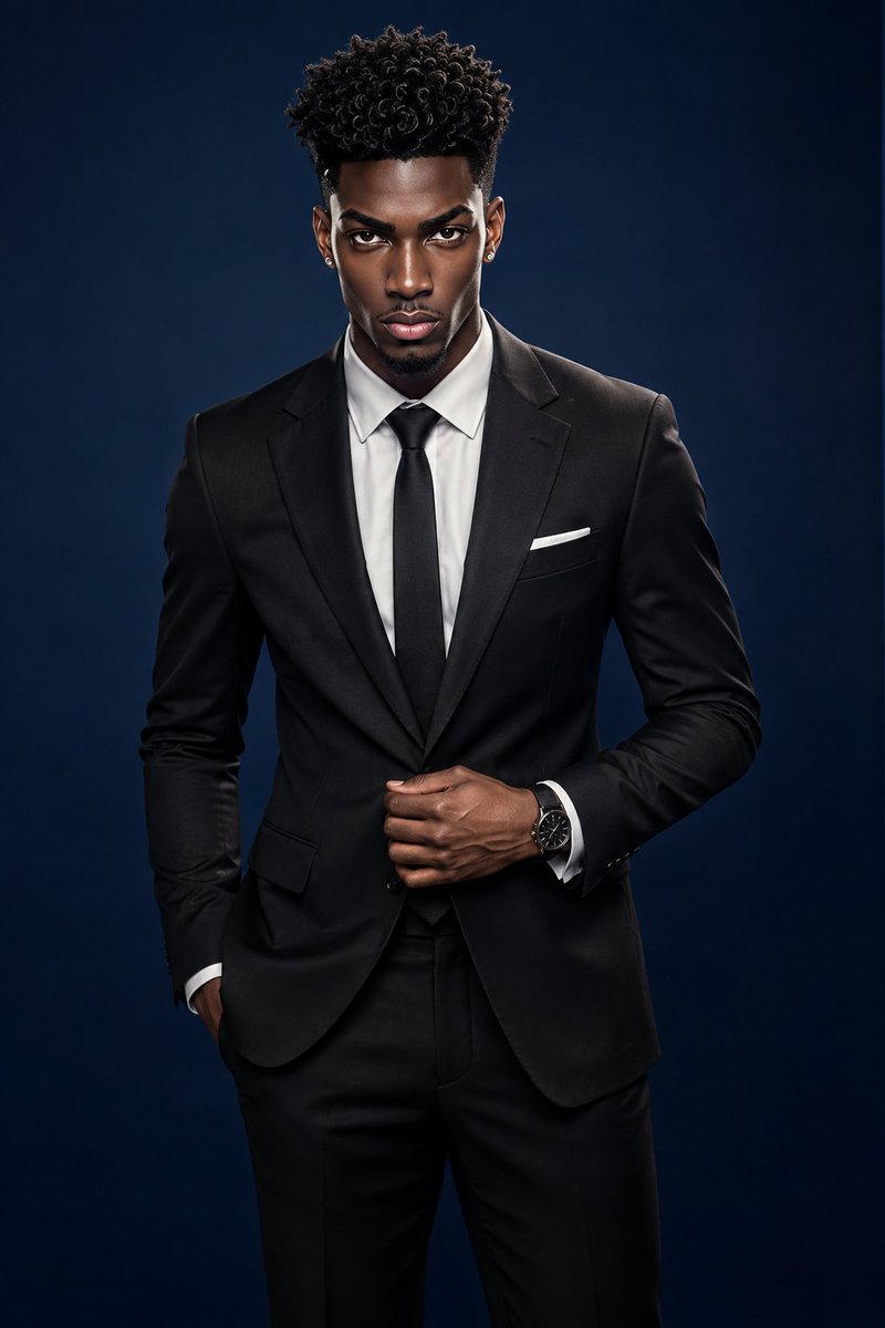 Ultra-Realistic Formal Studio Photography