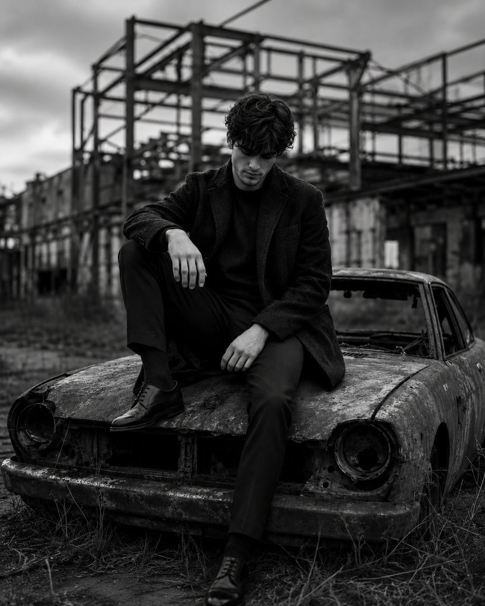 Post-Industrial Editorial Fashion Shot