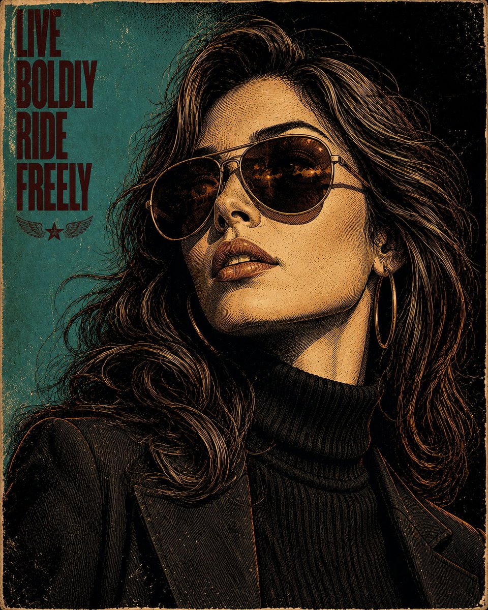 Vintage Comic Book Character Portrait