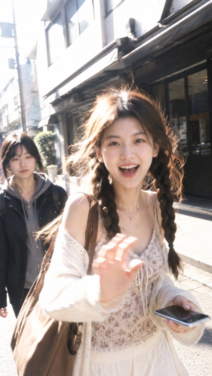 Candid Street Smartphone Snapshot