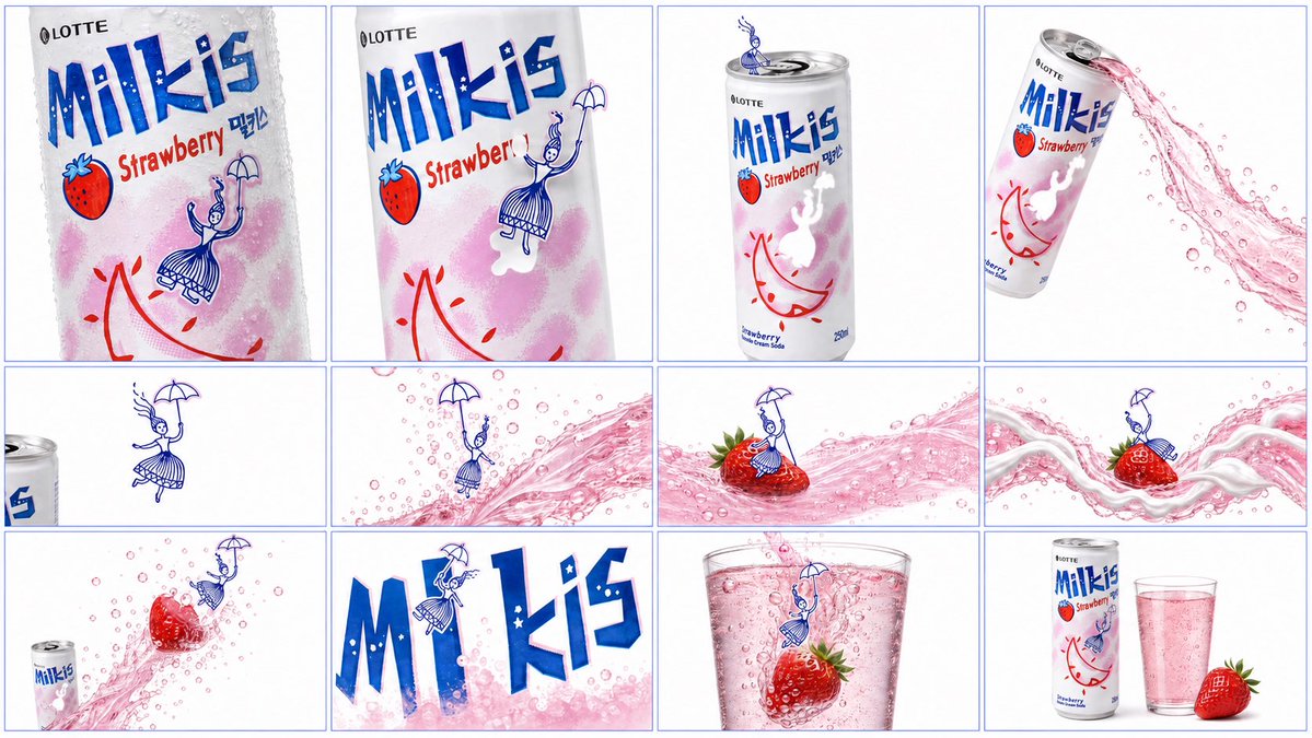 Milkis Strawberry Ad Shot Map