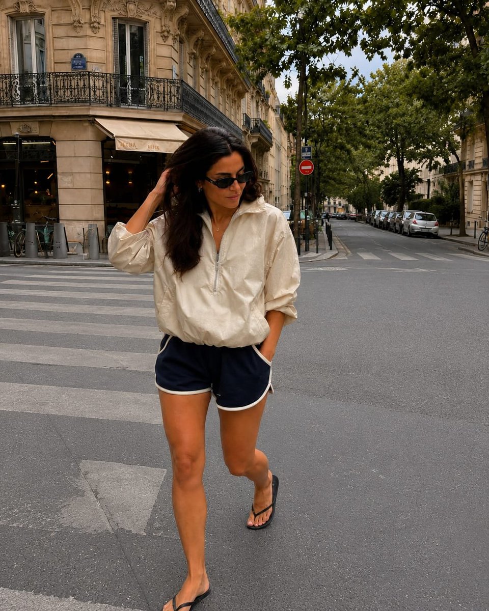 Paris Street Style Walking Portrait