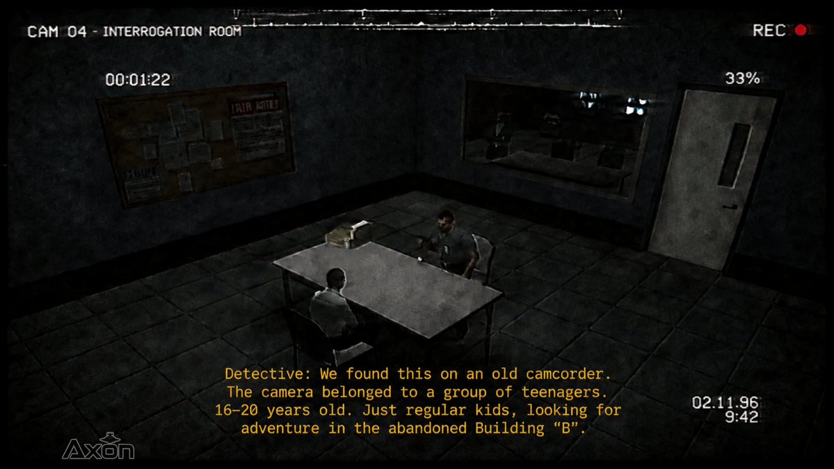 CCTV Interrogation Room Horror Still
