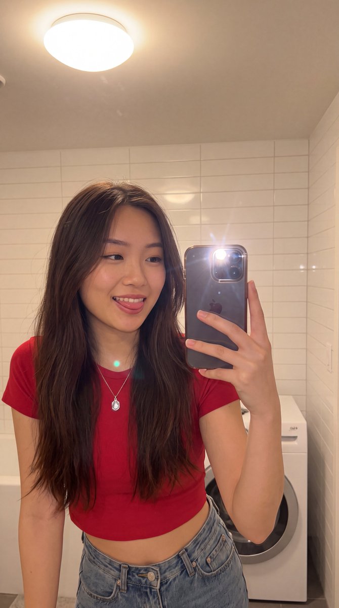 Profile / Avatar - Playful Mirror Selfie Portrait - Image 3