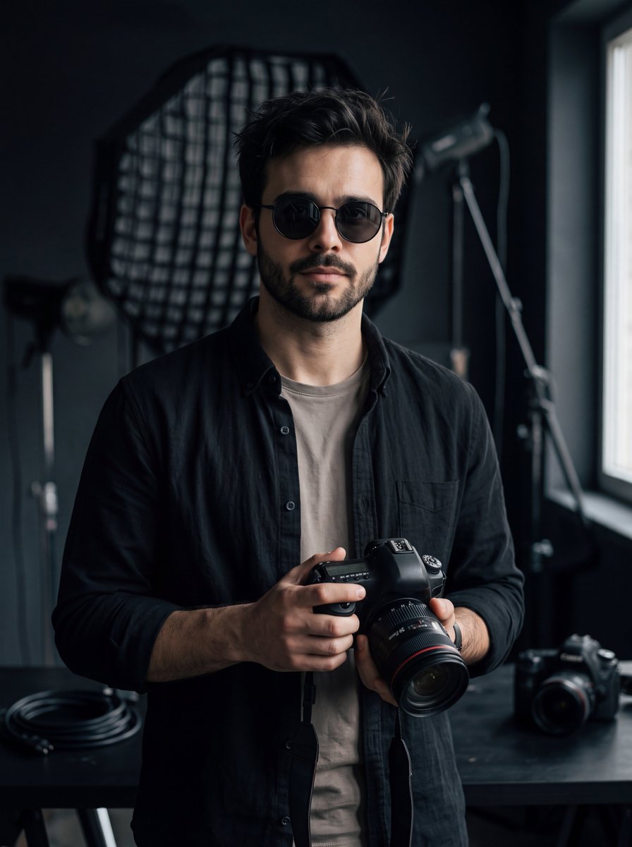 Profile / Avatar - Cinematic Photographer Studio Portrait - Image 1