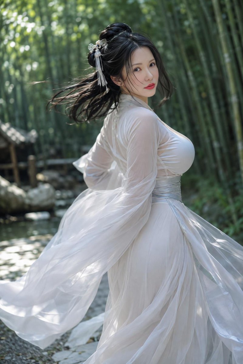 Chinese Martial Arts Beauty Portrait