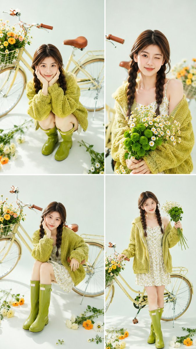 Spring Editorial Fashion Collage