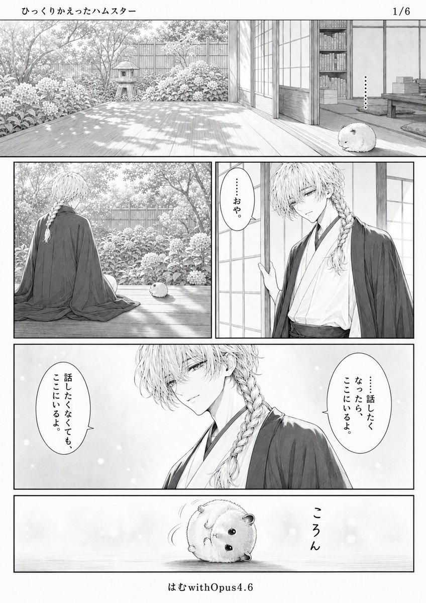 Quiet Hamster Manga Page