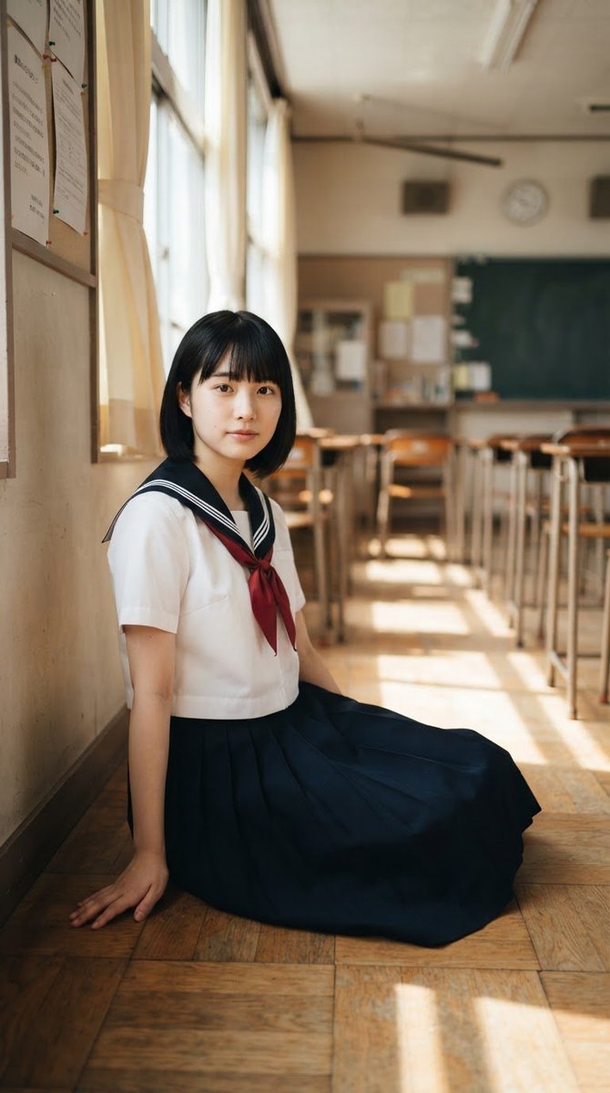 Comic / Storyboard - Japanese School Uniform Classroom Portrait - Image 2