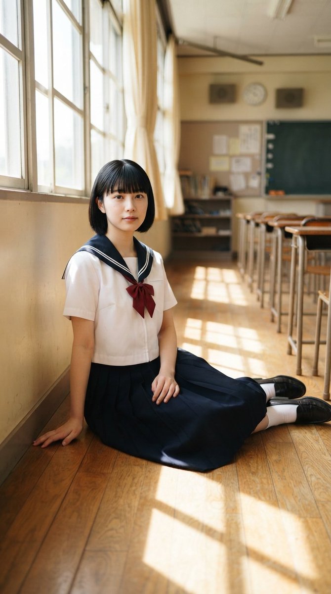 Comic / Storyboard - Japanese School Uniform Classroom Portrait - Image 3