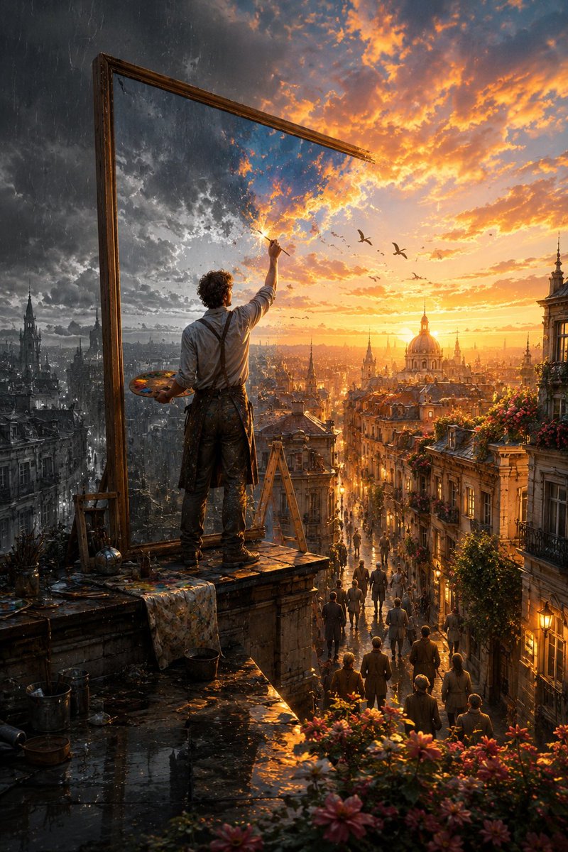 The Painter Who Finished the Sky
