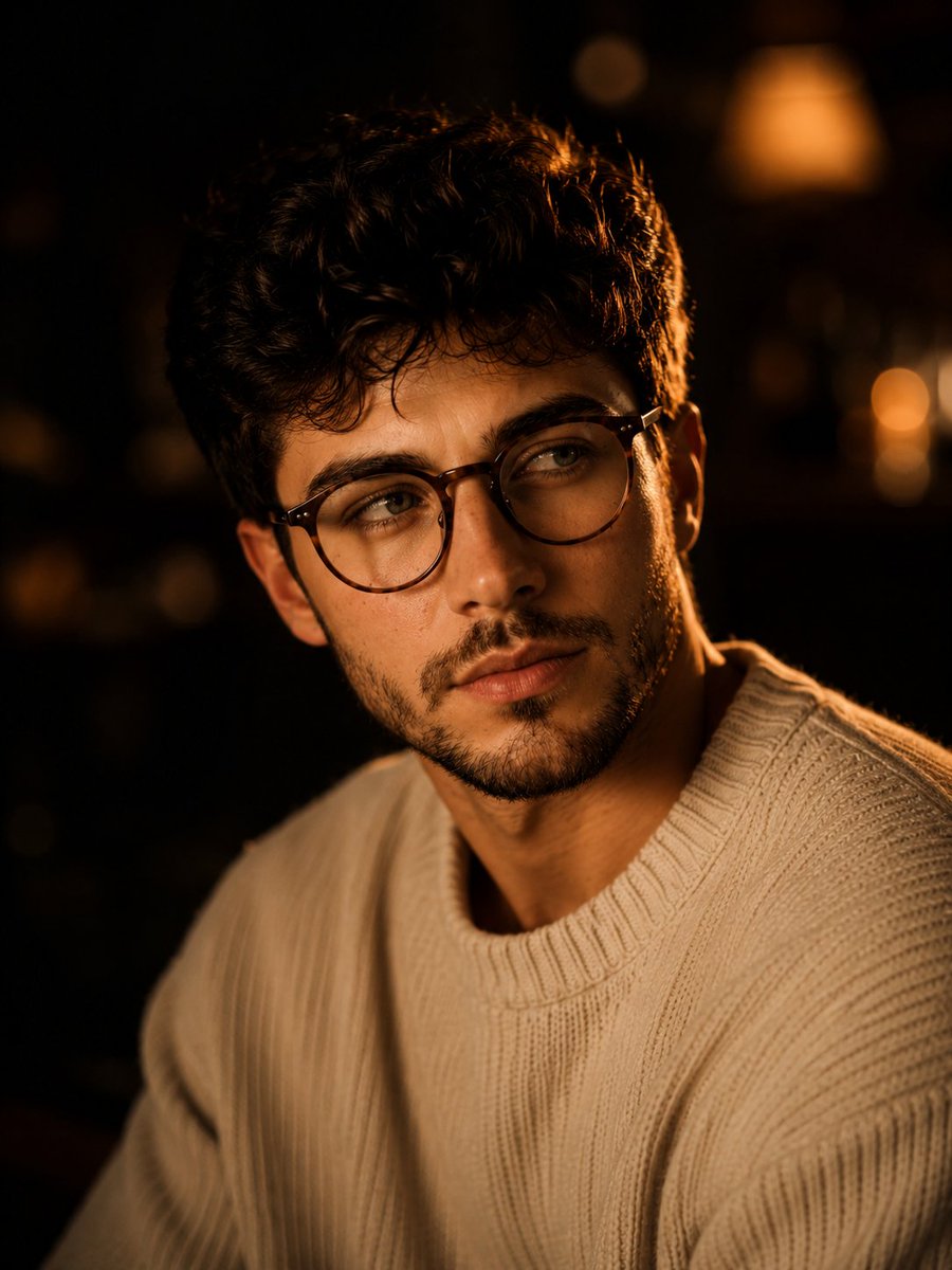 Realistic Cinematic Male Portrait