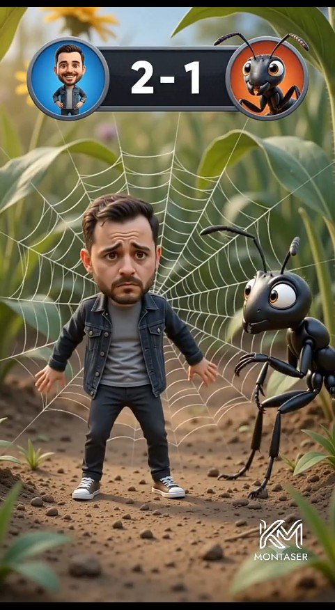 Tiny Man vs Giant Ant Scoreboard Scene