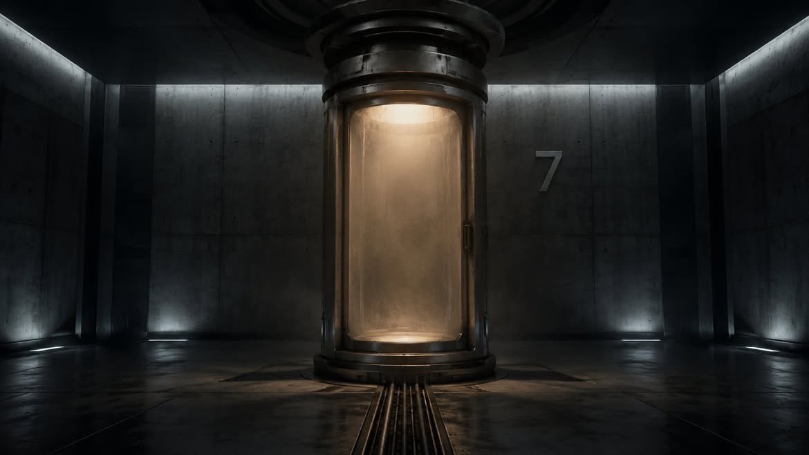 Cinematic Sci-Fi Containment Pod