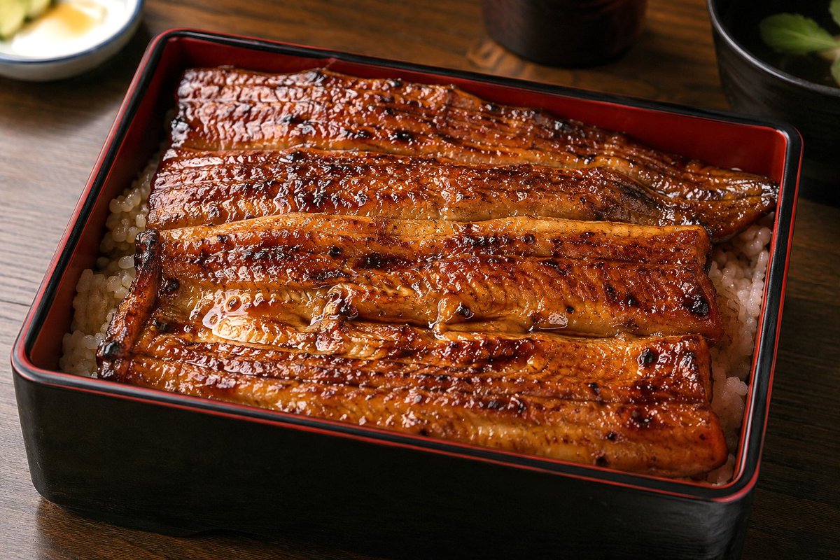 Realistic Unaju Grilled Eel Box