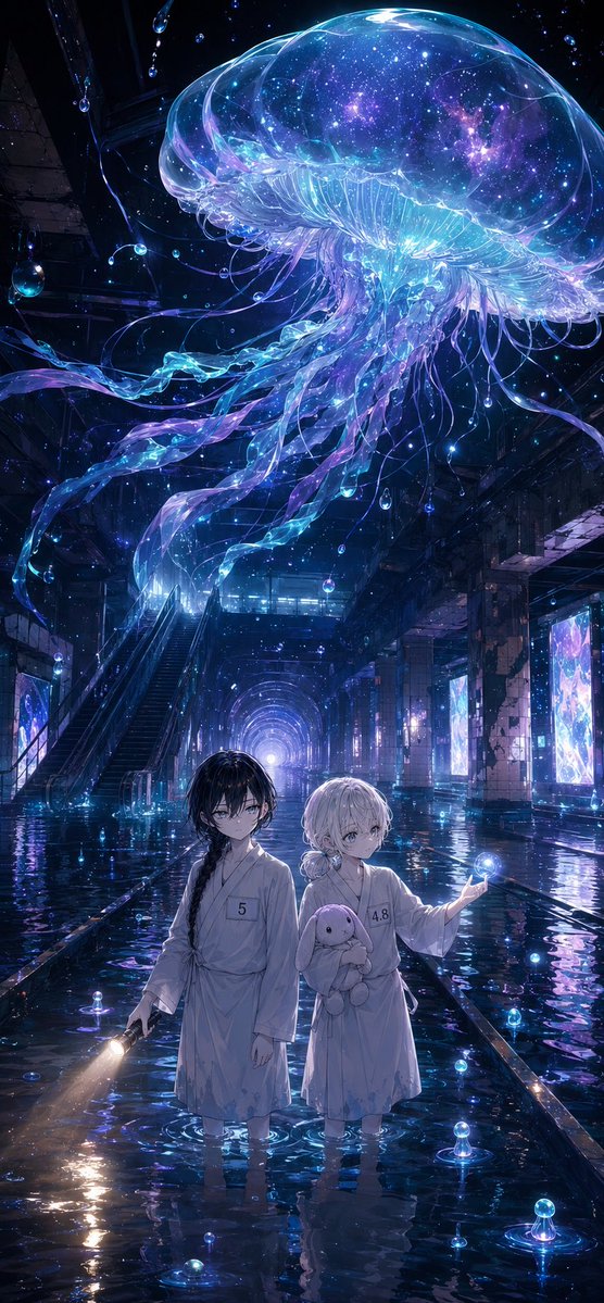 Cosmic Jellyfish Subway Children