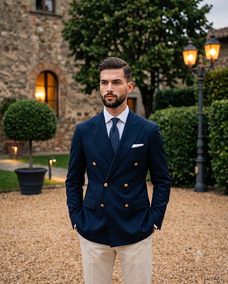 Product Marketing - Twilight Menswear Editorial Portrait - Image 1