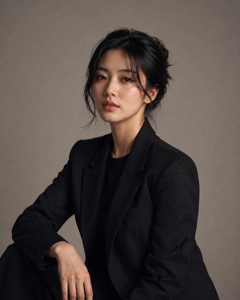 Luxury Studio Korean Fashion Portrait