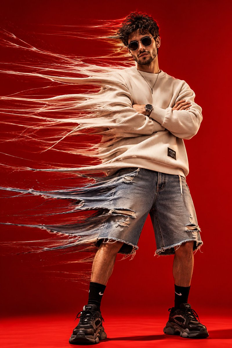 Kinetic Motion Fashion Portrait