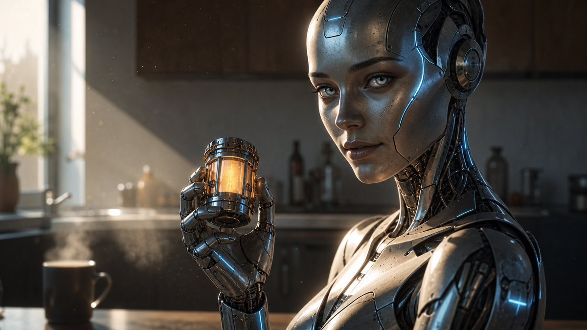 Robotic Woman Home Nuclear Reactor Ad