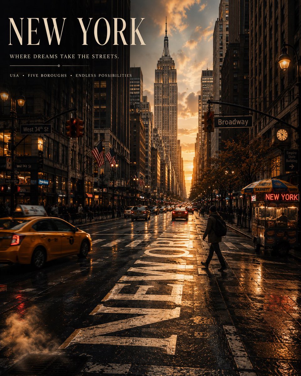 Cinematic Editorial Travel Poster