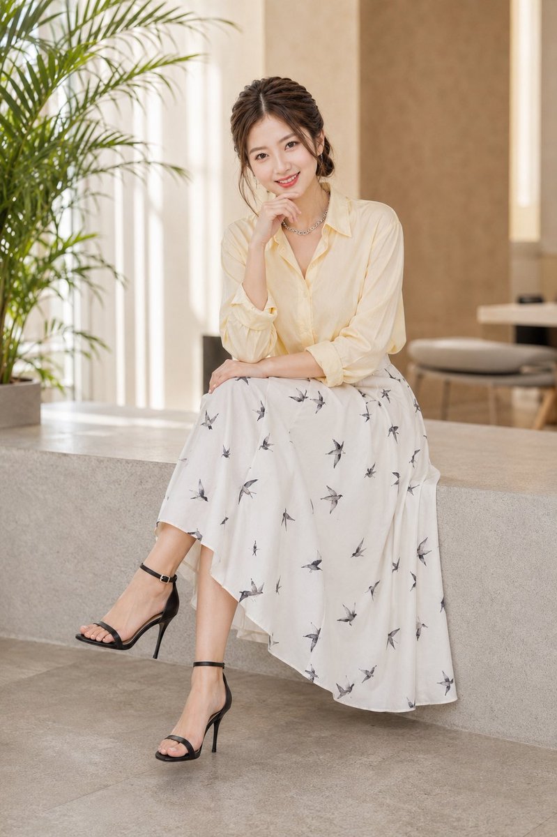 Korean Fashion Editorial Portrait