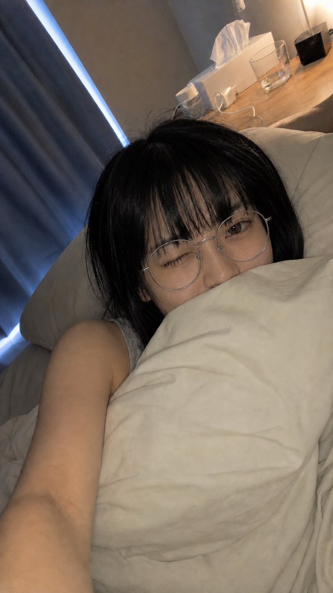 Adjust Glasses Placement in Bed Selfie