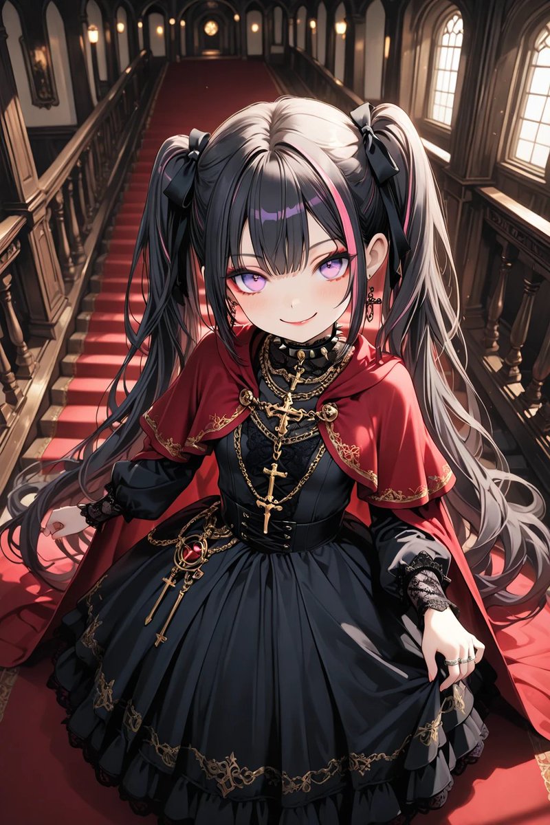 Anime Gothic Lolita Cape Transformation