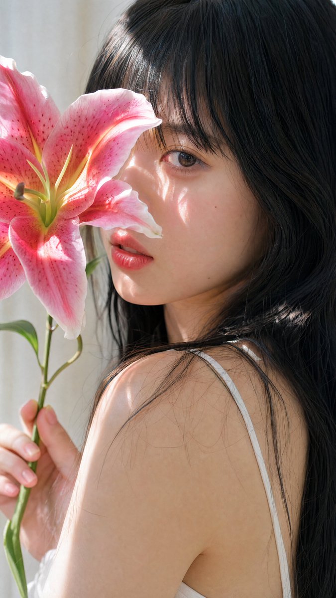 Intimate East Asian Lily Portrait