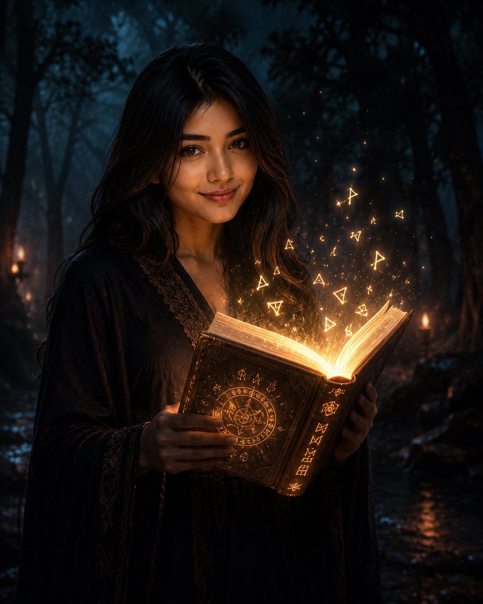 Dark Forest Glowing Book