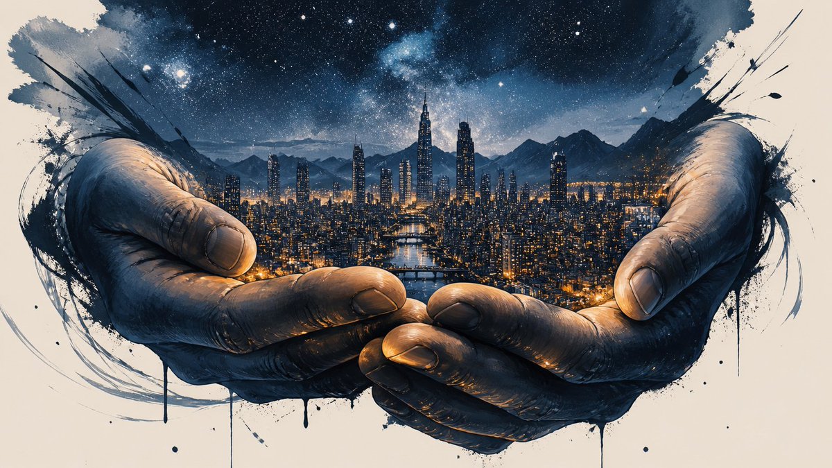 Colossal Hands Metropolis Art