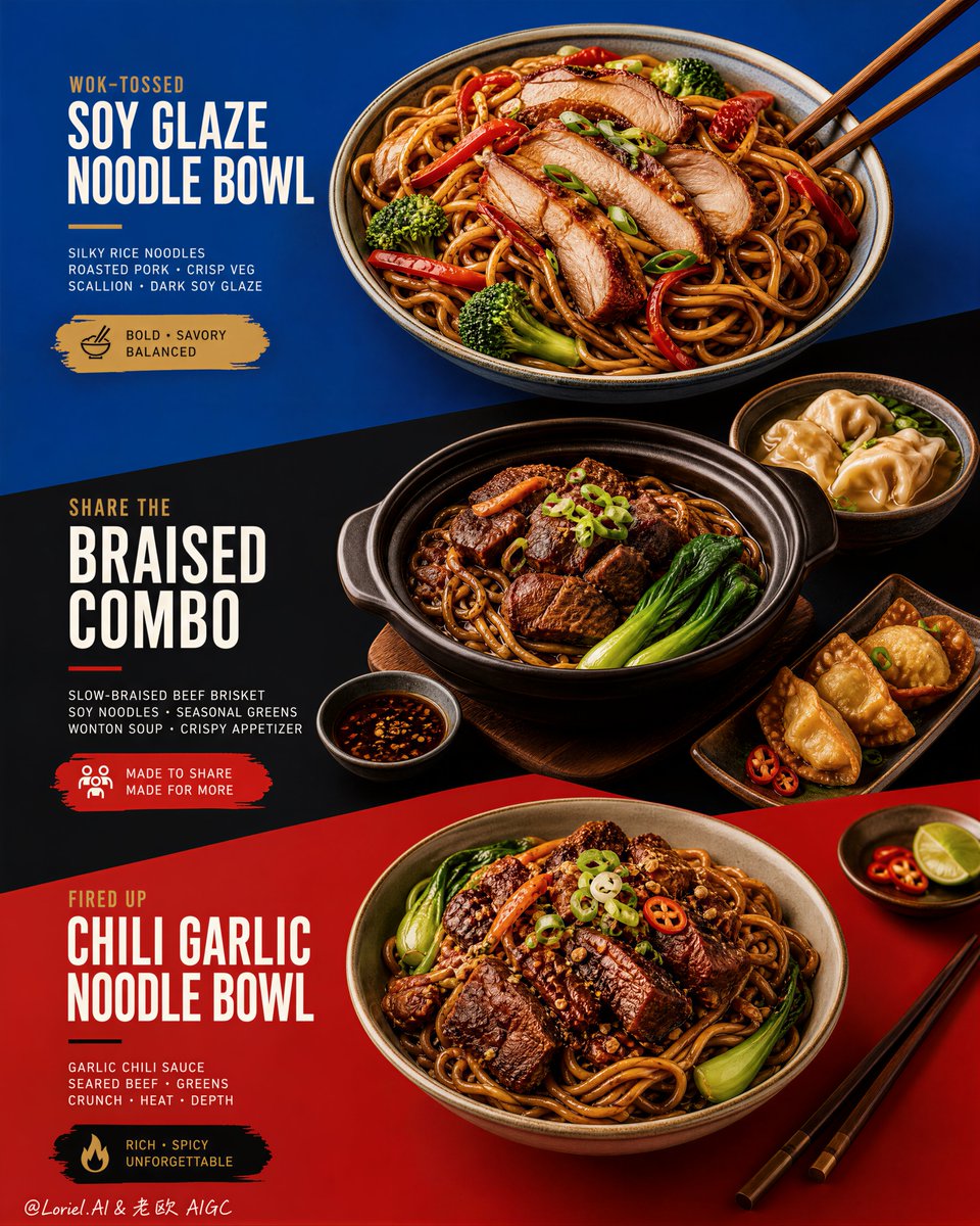 Premium Restaurant Menu Poster