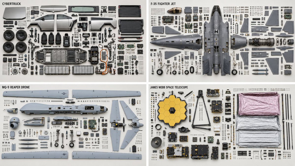 Technical Machine Knolling Teardown