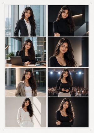 Professional Brand Portrait Collection — Create an exceptional Personal Brand Portrait Collection using the uploaded reference image as the exact facial identit
