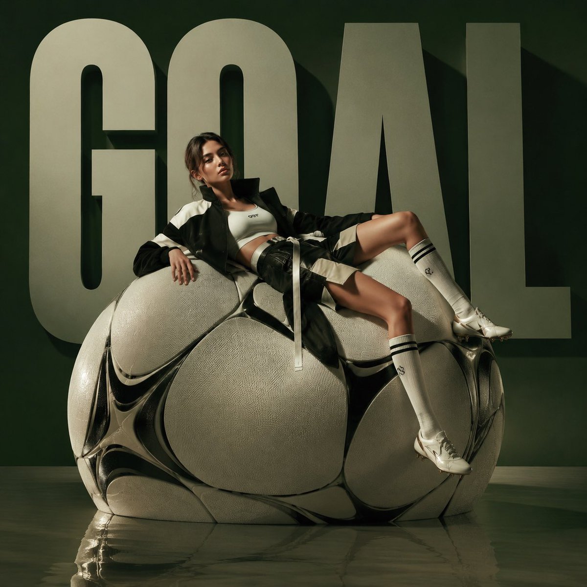 Avant-Garde Football Fashion Editorial
