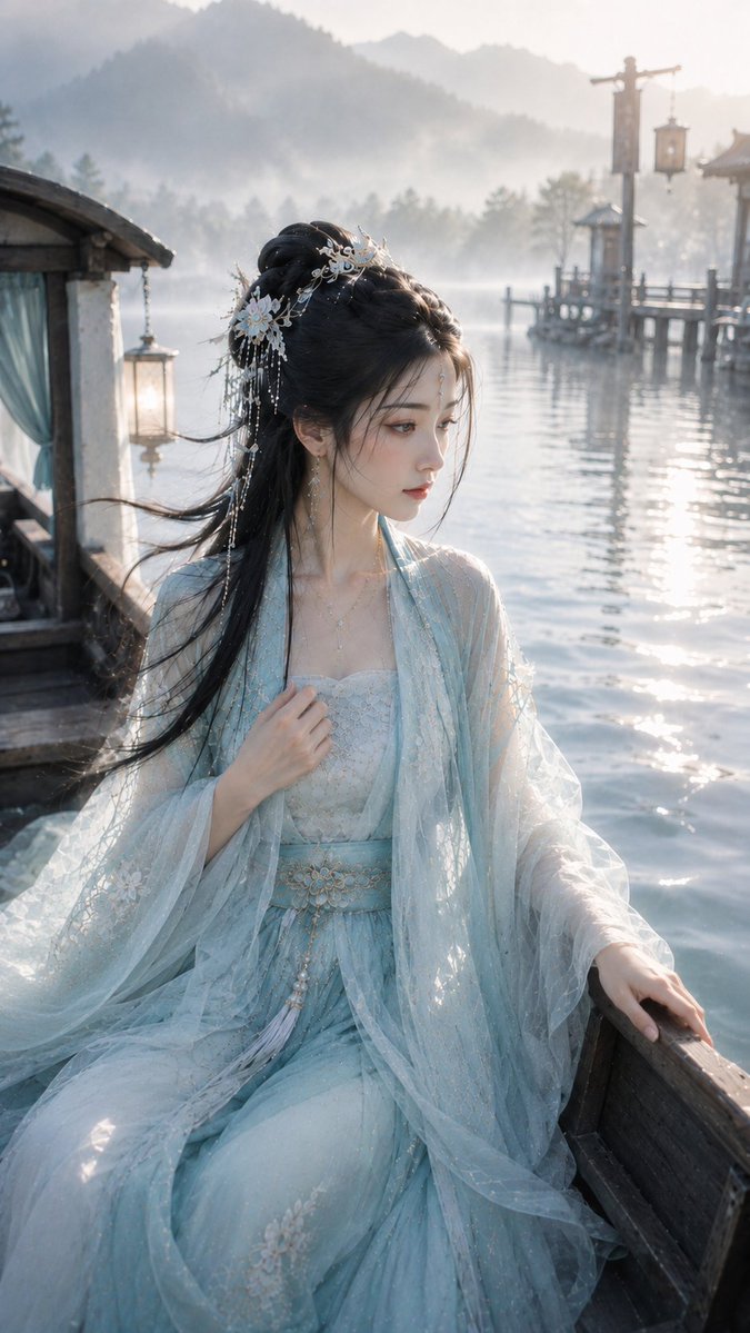 Elegant Oriental Fantasy Portrait