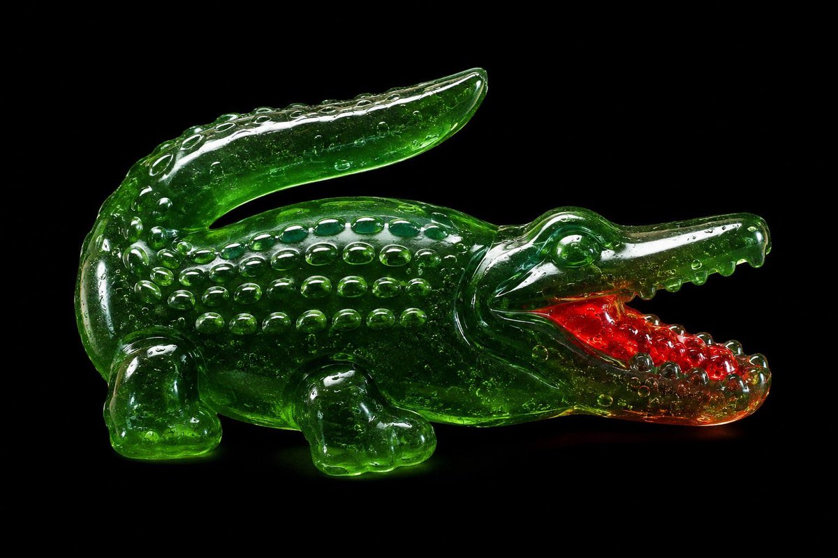 Edible Crocodile Gummy Render