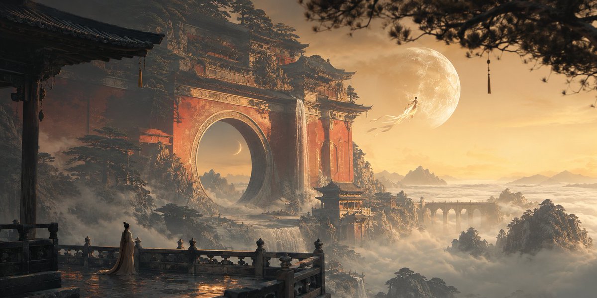 Chang'e Moon Palace Fantasy Landscape